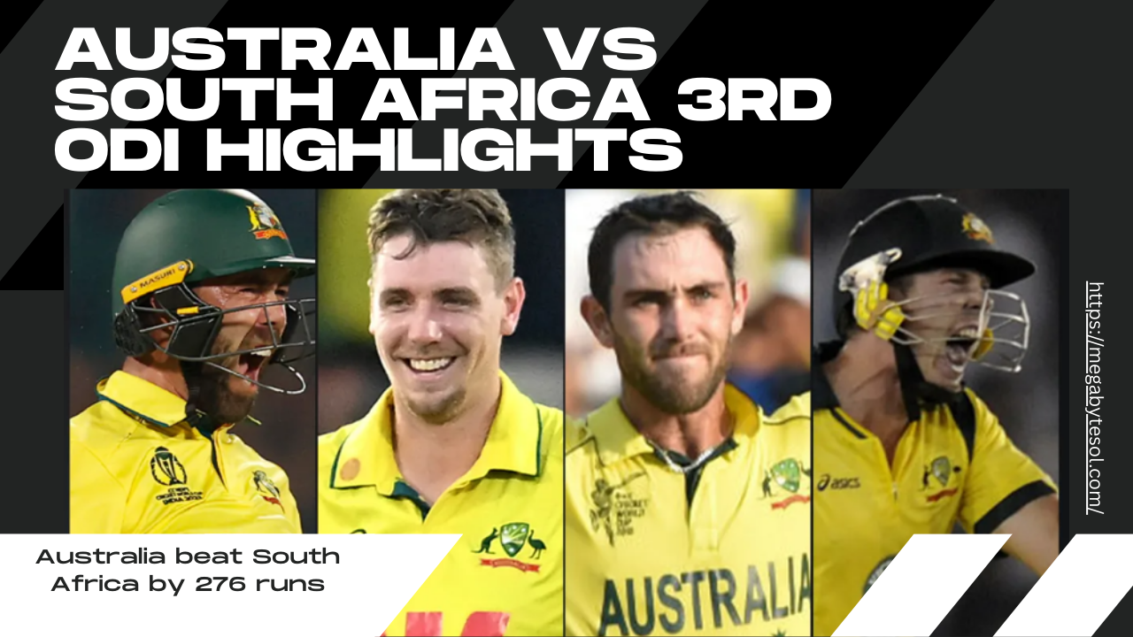 Australia vs South Africa 3rd ODI